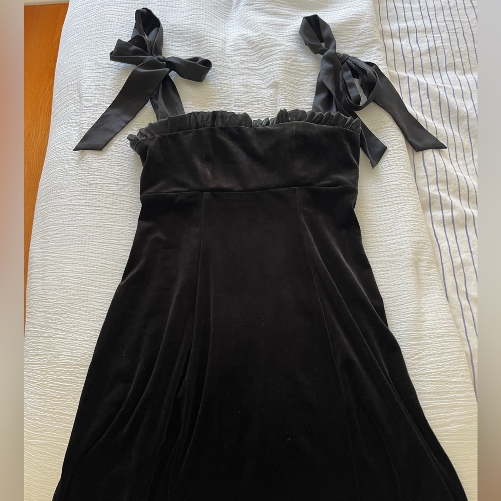 Danielle Bernstein Velvet Mini Dress Worn Once